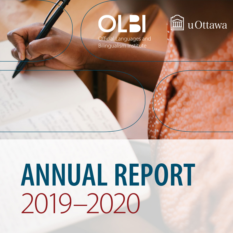 a person write the Annual report 2019-2020