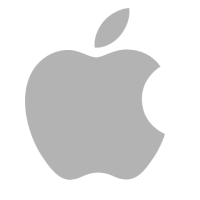 Apple logo.