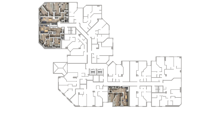 Floor plan at Hyman Soloway