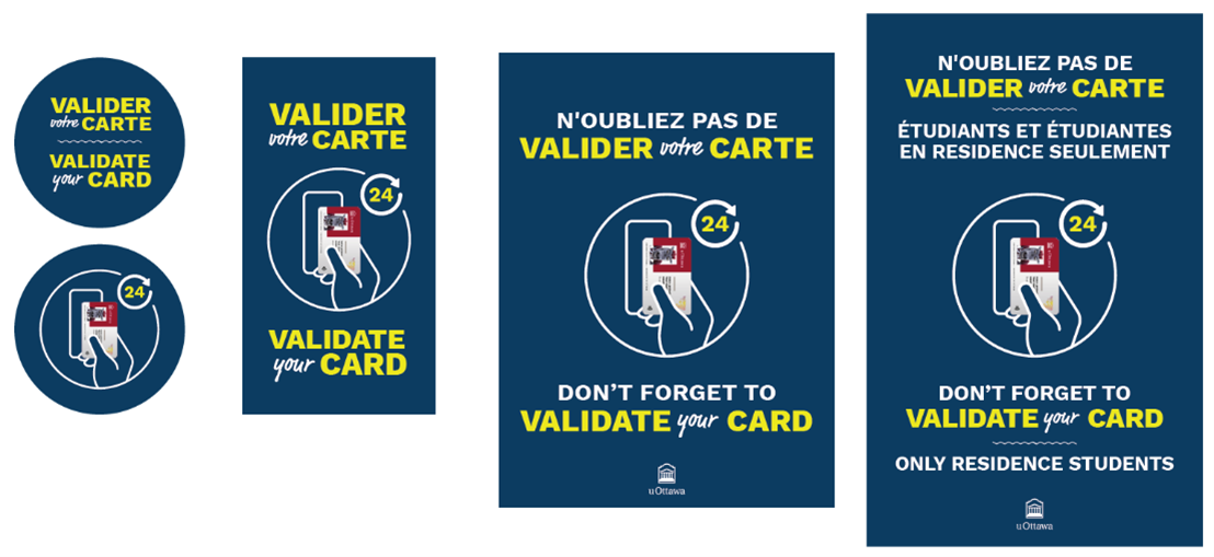 Revalidation station graphic with text "Validate your card"