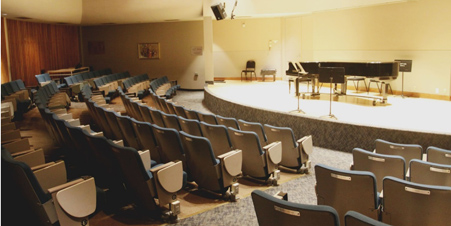 School of Music: Freiman Hall – Perez Hall, room 121