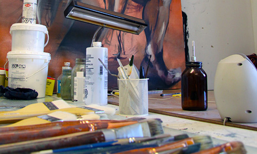 Painting studios