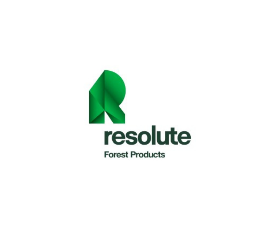 Resolute Forest Products logo.