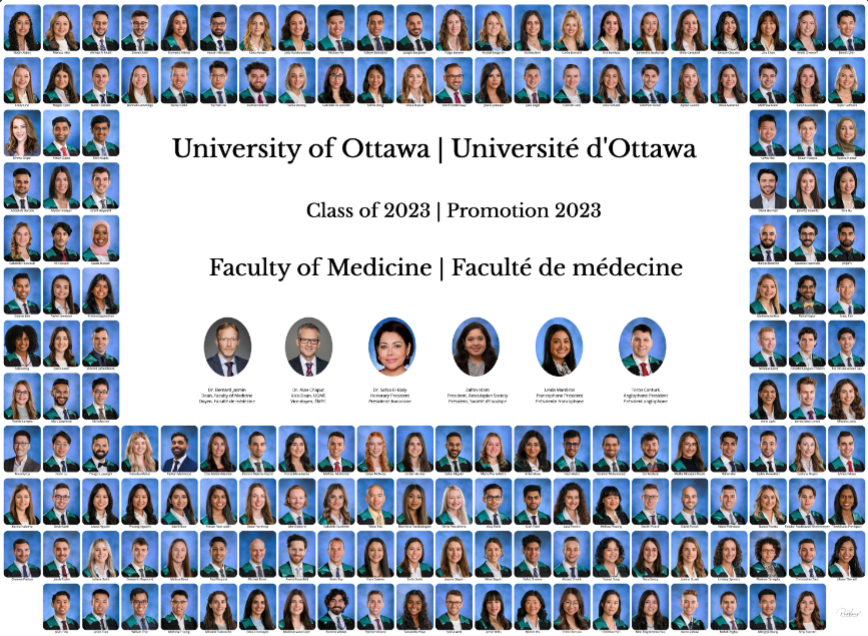 MD class of 2023 photo composite