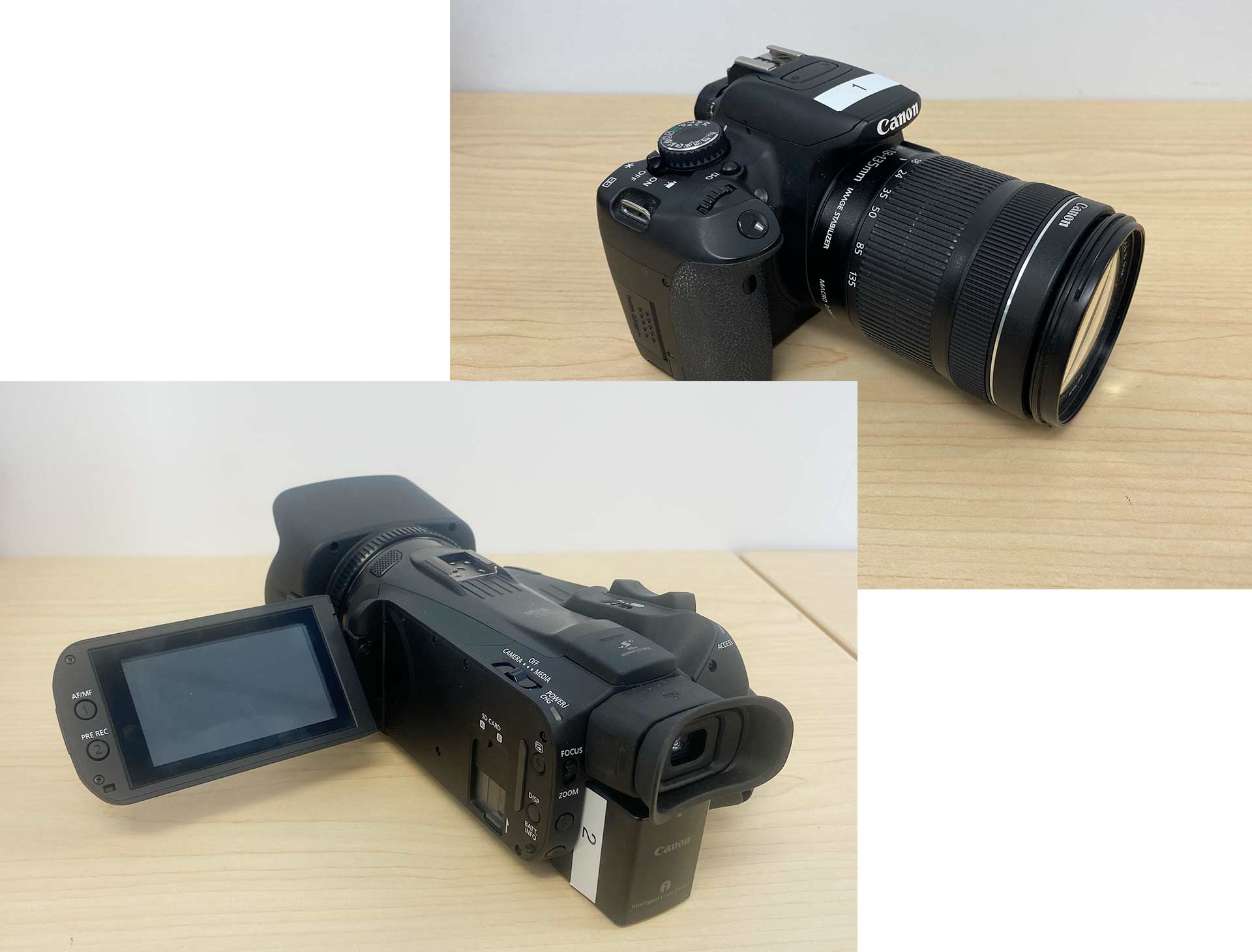video camera and photography camera