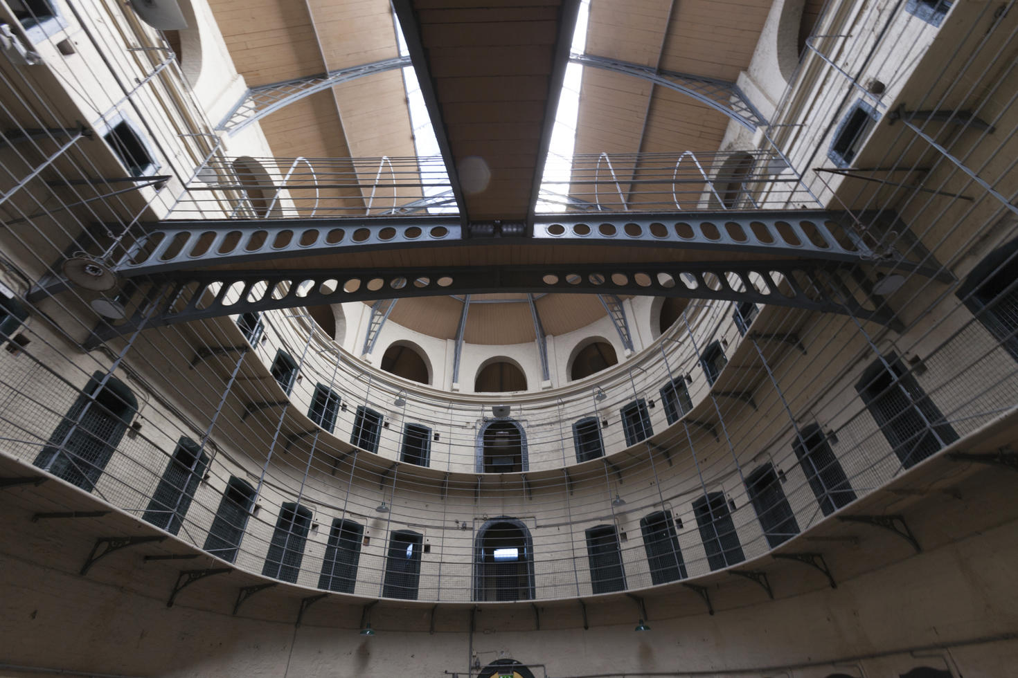 Inside view of a prison