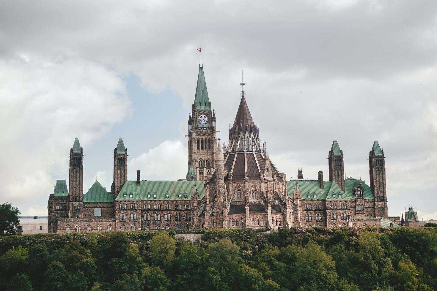 A view of the Parliament in Ottawa