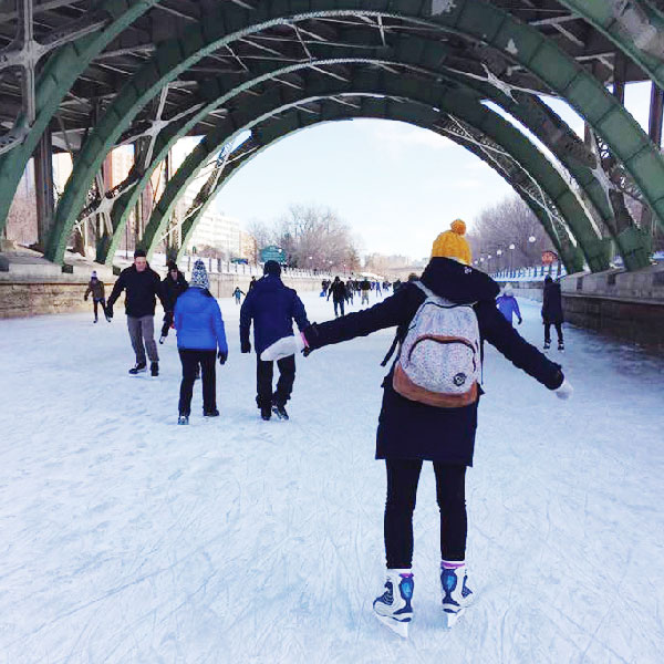 skating on the canal Rideau